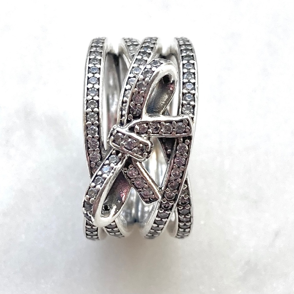 Pandora Delicate Sentiments Ribbon Ring - Picture 4 of 8